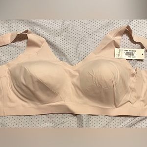 Soft pink wireless bra